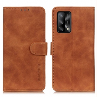 Housse Oppo A74 4G Effet Cuir Vintage KHAZNEH