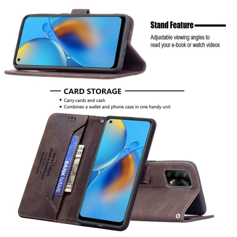 Housse Oppo A74 4G RFID Binfen Color