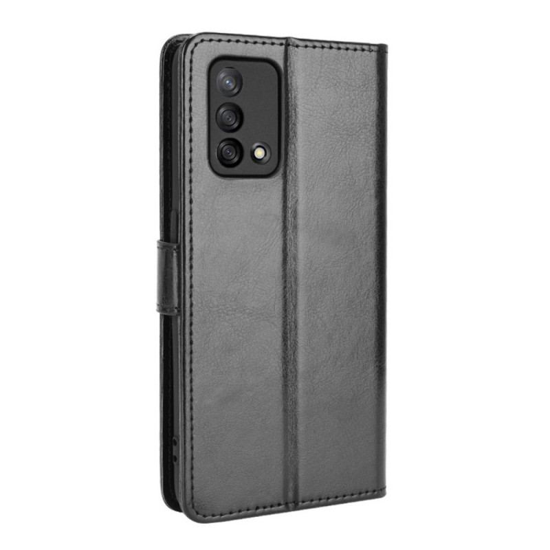 Housse Oppo A74 4G Simili Cuir Flashy