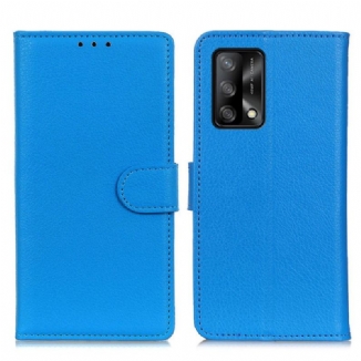 Housse Oppo A74 4G Traditionnellement Litchi