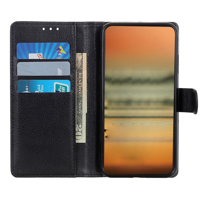 Housse Oppo A74 4G Traditionnellement Litchi