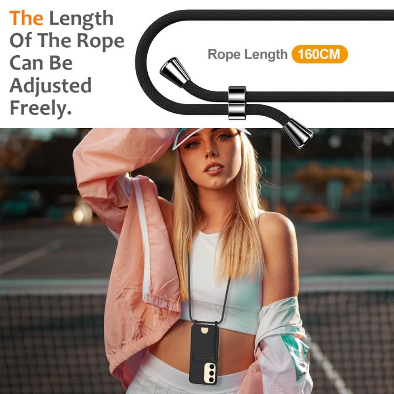 Coque à Cordon Samsung Galaxy S25 5G Silicone Liquide