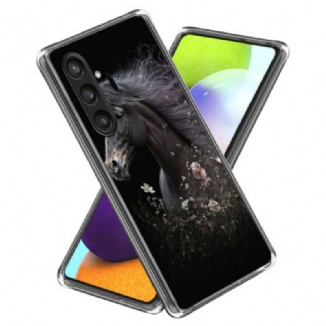Coque Samsung Galaxy S25 5G Cheval Noir