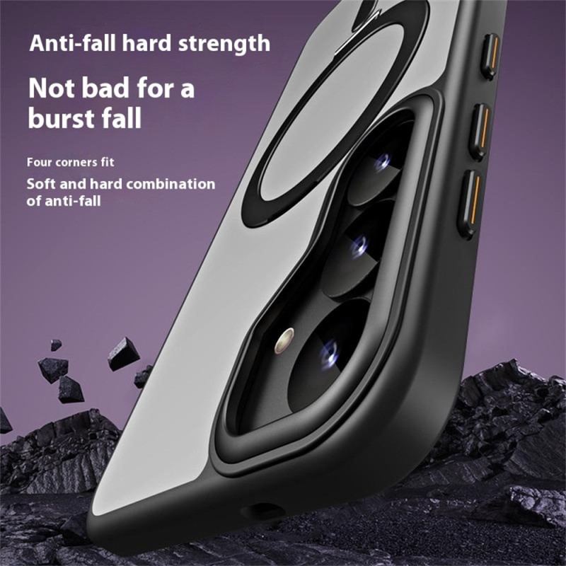 Coque Samsung Galaxy S25 5G Compatible MagSafe avec Béquille