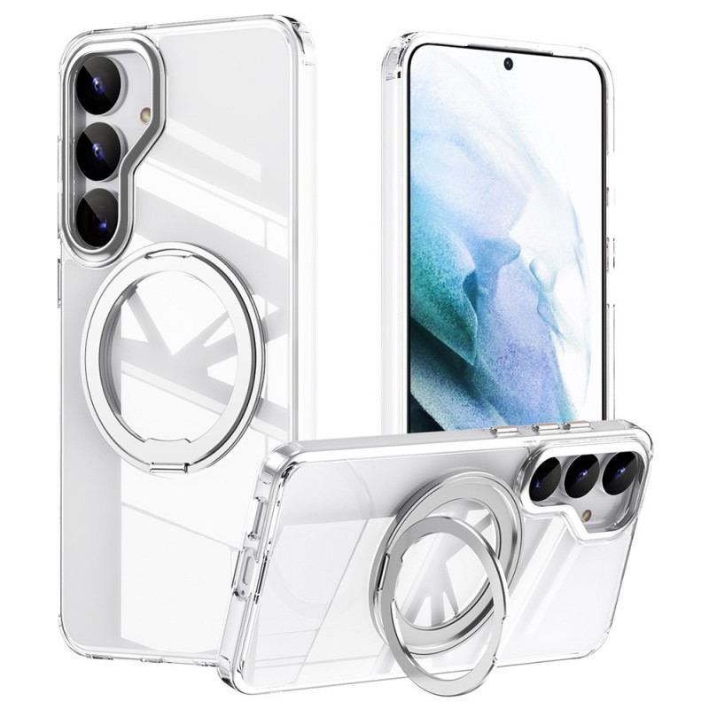 Coque Samsung Galaxy S25 5G Compatible MagSafe Sobriété avec Support