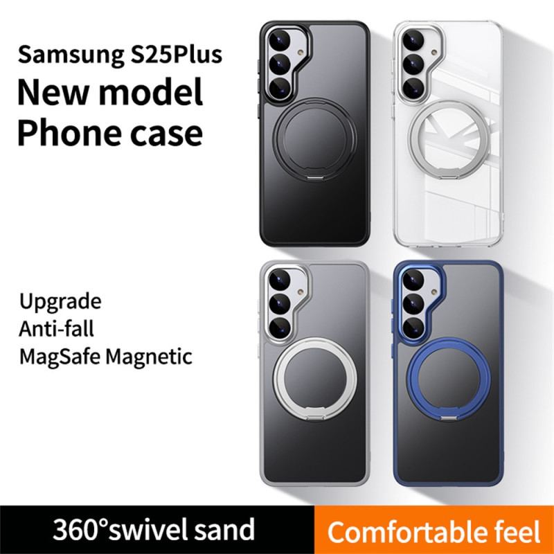 Coque Samsung Galaxy S25 5G Compatible MagSafe Sobriété avec Support