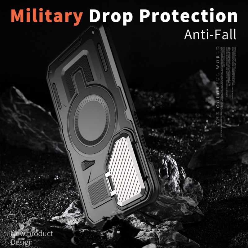 Coque Samsung Galaxy S25 5G Compatible MagSafe Support et Protecteur Objectif