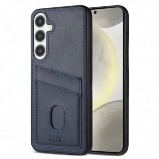 Coque Samsung Galaxy S25 5G Cuir Texturé Porte-Cartes