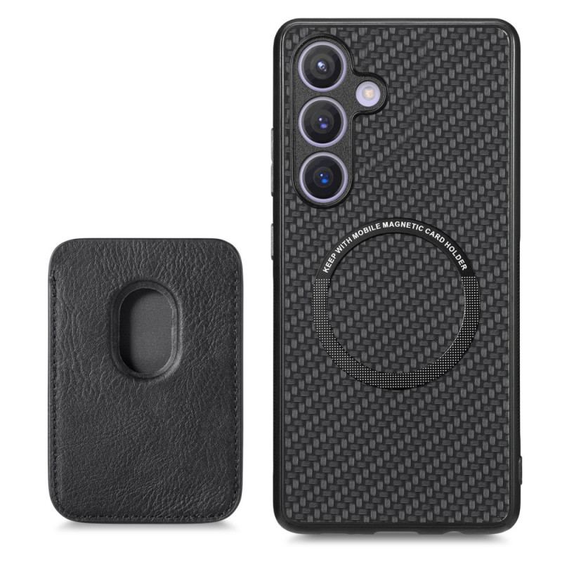 Coque Samsung Galaxy S25 5G Porte-Cartes Magnétique Détachable
