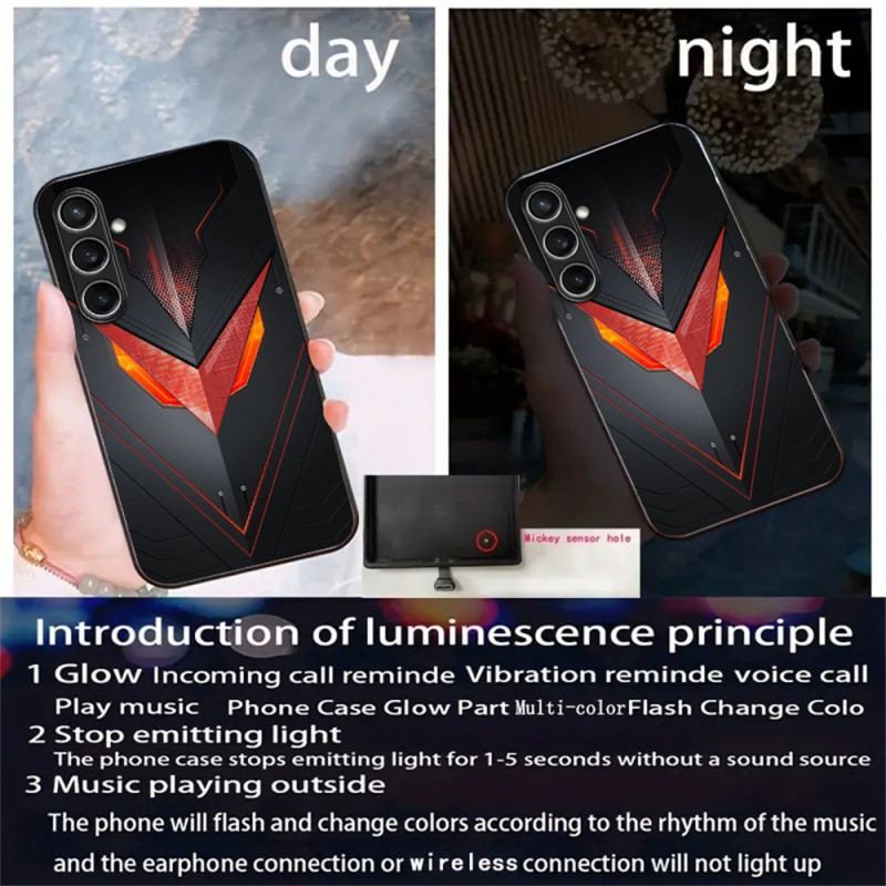 Coque Samsung Galaxy S25 5G Série Éclairage Rythmique