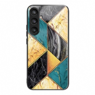 Coque Samsung Galaxy S25 5G Verre Trempé Marbre Coloré