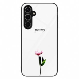 Coque Samsung Galaxy S25 5G Verre Trempé Pivoine