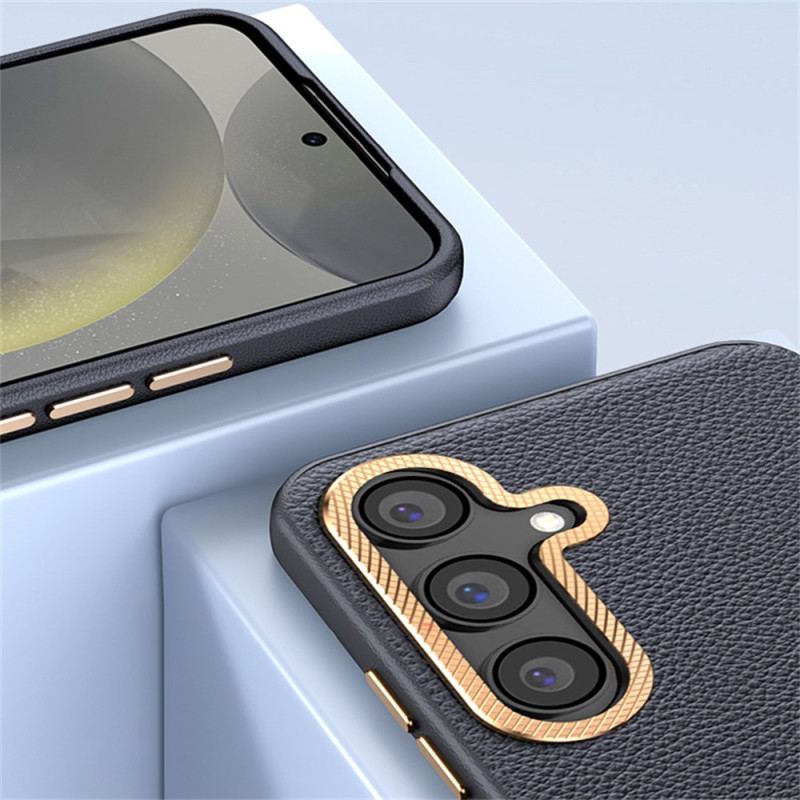 Coque Samsung Galaxy S25 Cadre Objectif Métallique