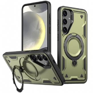 Coque Samsung Galaxy S25 Compatible MagSafe Protection Militaire et Support