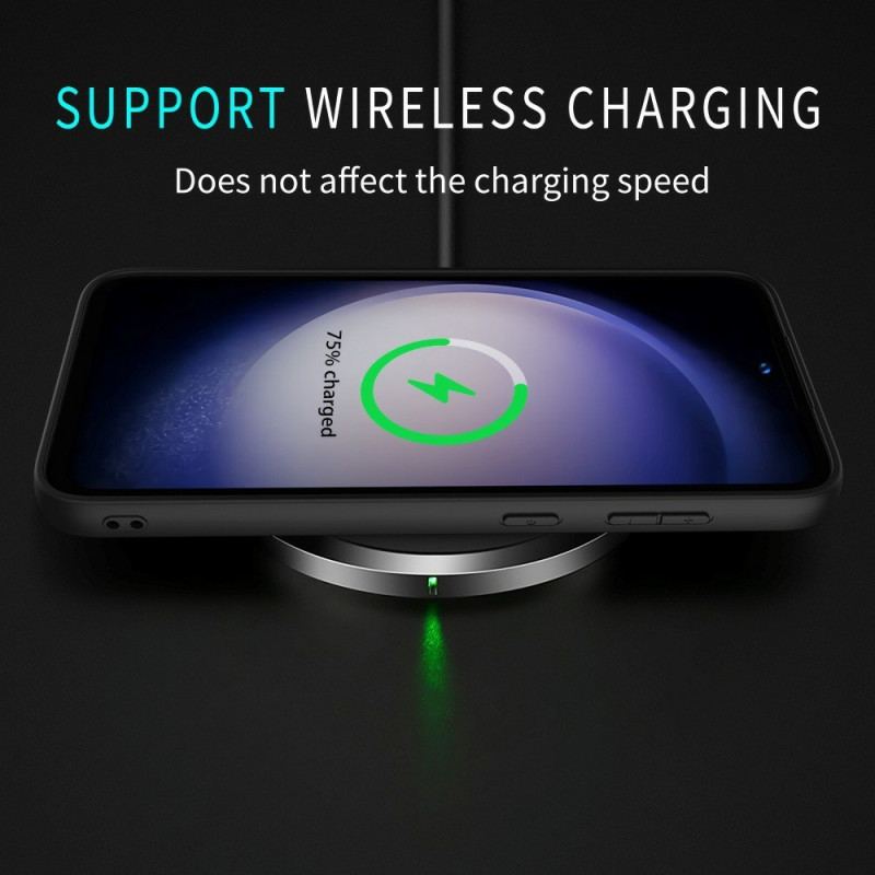 Coque Samsung Galaxy S25 Effet Cuir Rétro