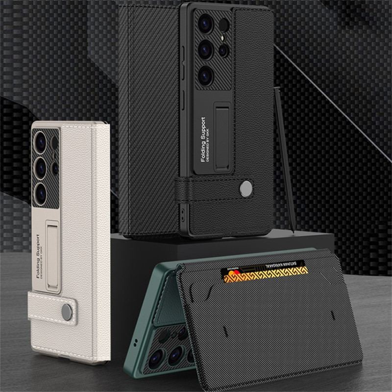 Coque Samsung Galaxy S25 Porte-Cartes et Support Premium