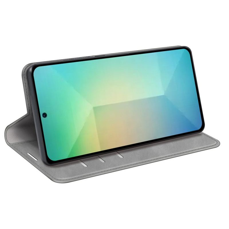 Flip Cover Samsung Galaxy S25 5G Simili Cuir Classique