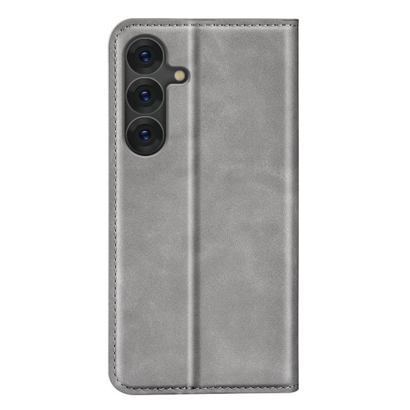 Flip Cover Samsung Galaxy S25 5G Simili Cuir Classique