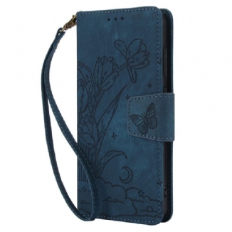 Housse Samsung Galaxy S25 5G Effet Daim Motif Floral