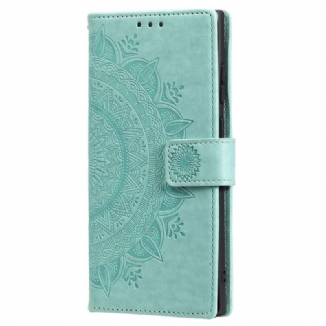 Housse Samsung Galaxy S25 5G Mandala Soleil à Lnaière