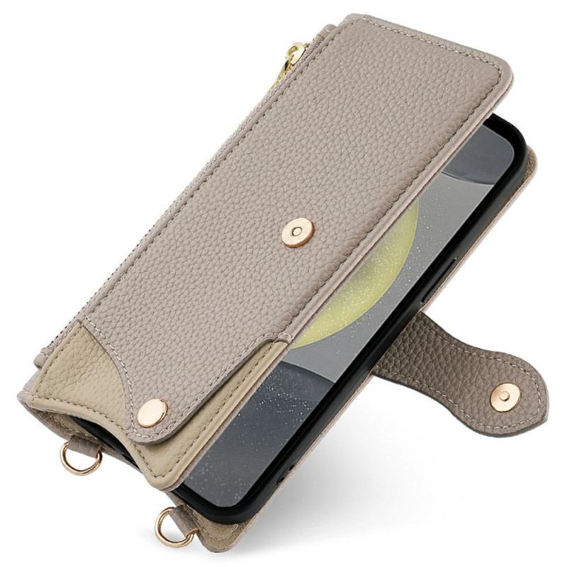 Housse Samsung Galaxy S25 5G Miroir et Chaîne