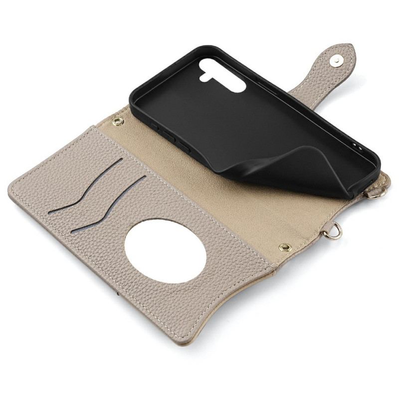 Housse Samsung Galaxy S25 5G Miroir et Chaîne