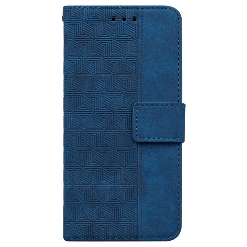 Housse Samsung Galaxy S25 5G Motif Tissé à Lanière