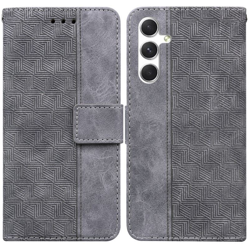 Housse Samsung Galaxy S25 5G Motif Tissé à Lanière
