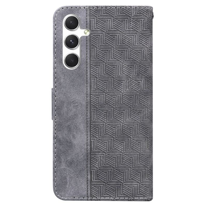 Housse Samsung Galaxy S25 5G Motif Tissé à Lanière