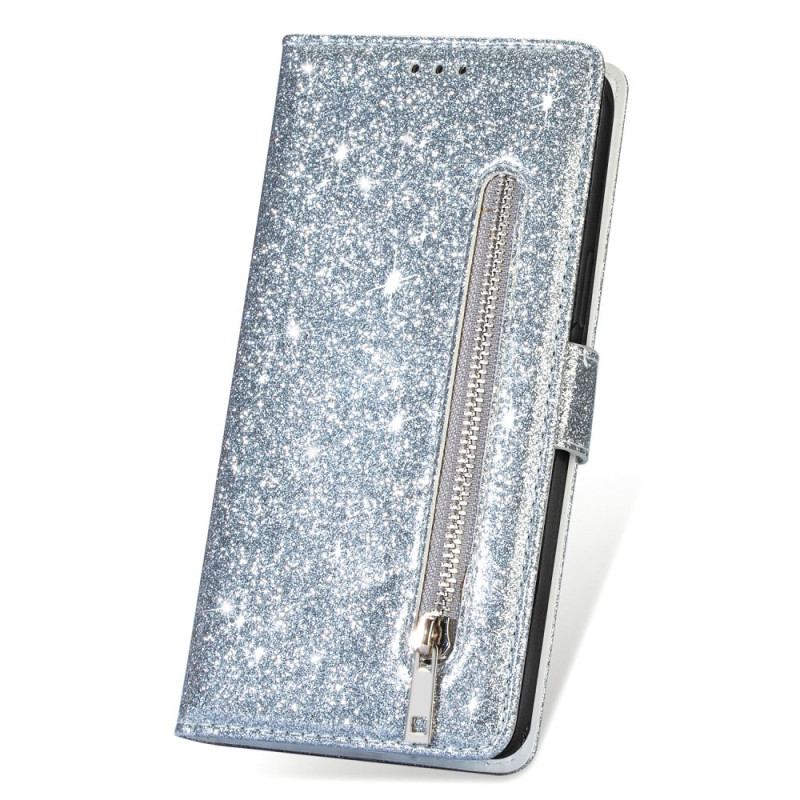 Housse Samsung Galaxy S25 5G Porte-Monnaie Paillettes