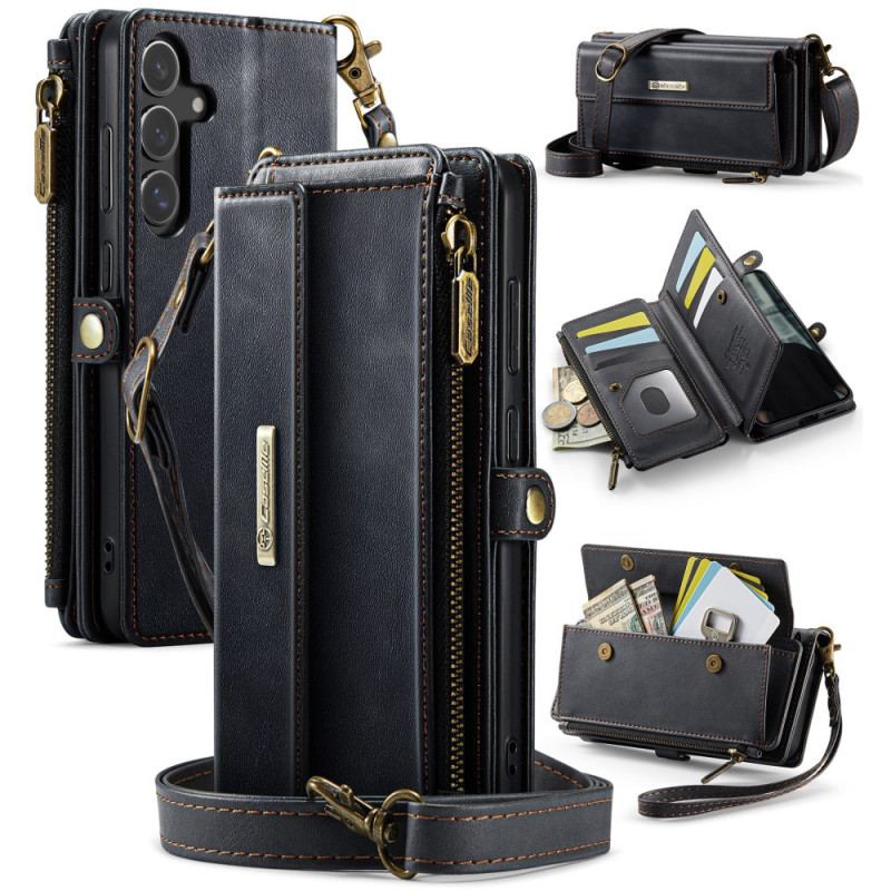 Housse Samsung Galaxy S25 5G Portefeuille RFID Complet