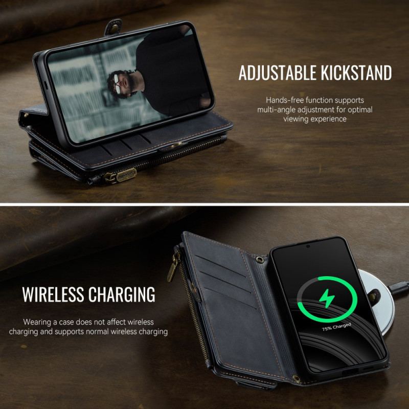 Housse Samsung Galaxy S25 5G Portefeuille RFID Complet