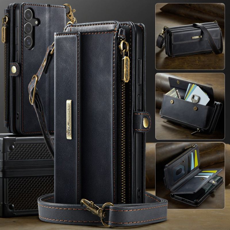 Housse Samsung Galaxy S25 5G Portefeuille RFID Complet