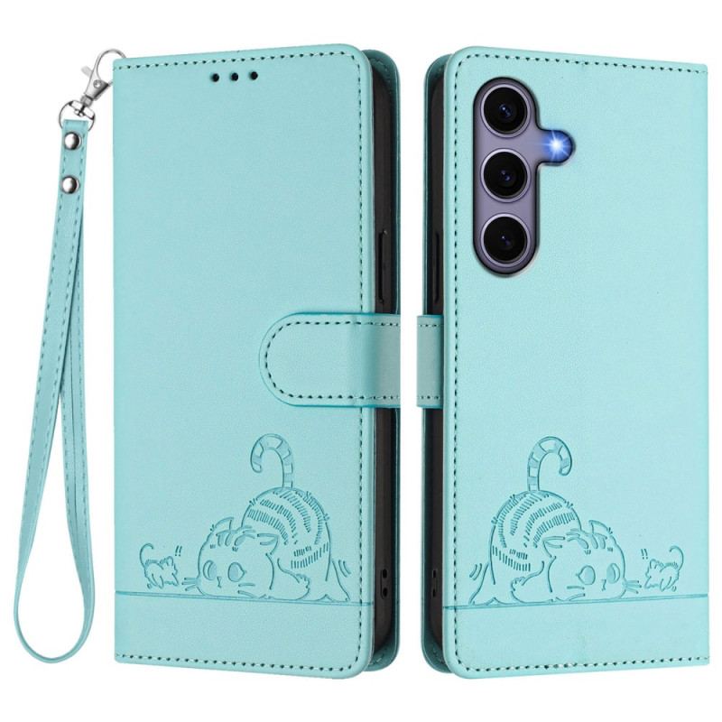 Housse Samsung Galaxy S25 5G Protection RFID Scène de Chat