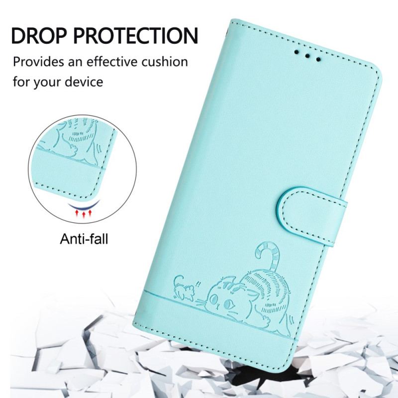Housse Samsung Galaxy S25 5G Protection RFID Scène de Chat