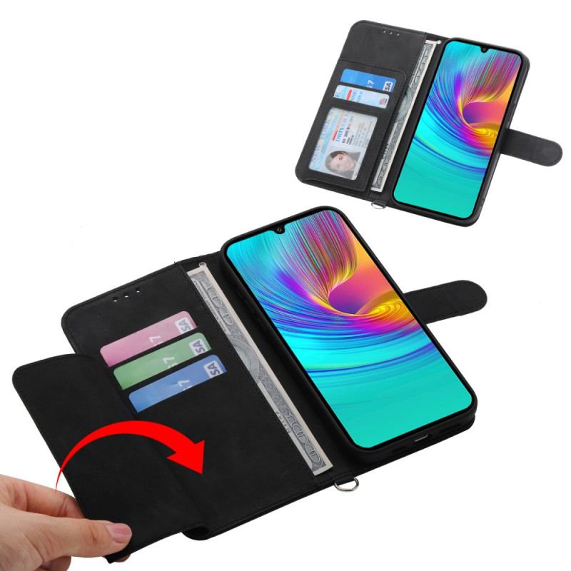 Housse Samsung Galaxy S25 Design Dentelle à Lanière