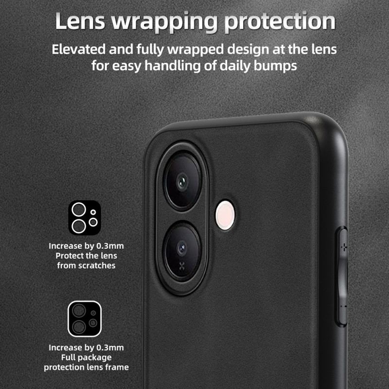 Coque Vivo V60 Lite Effet Cuir Renforcée