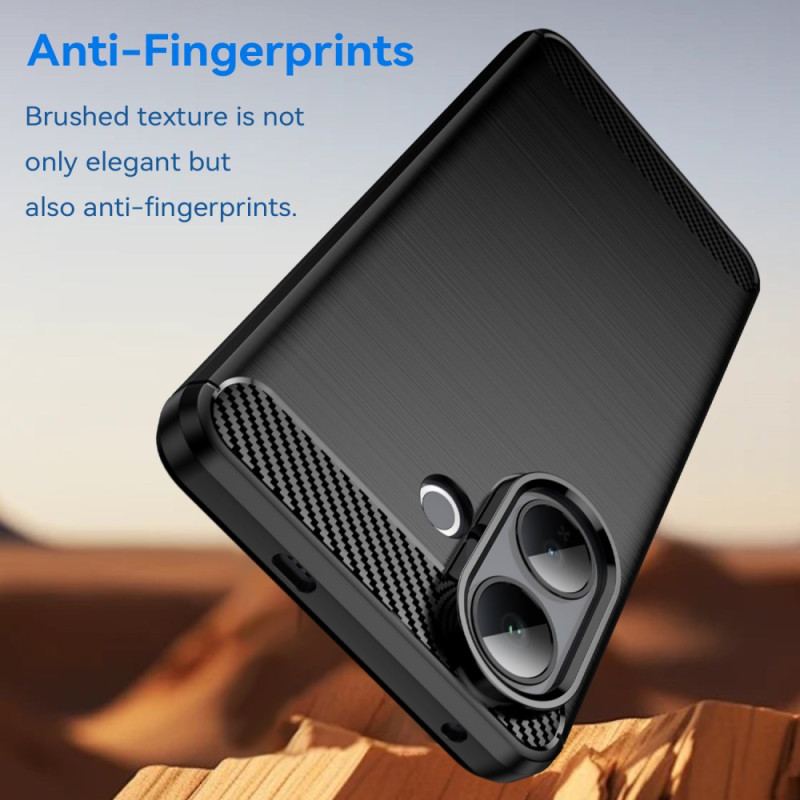 Coque Vivo V60 Lite Fibre Carbone Brossée
