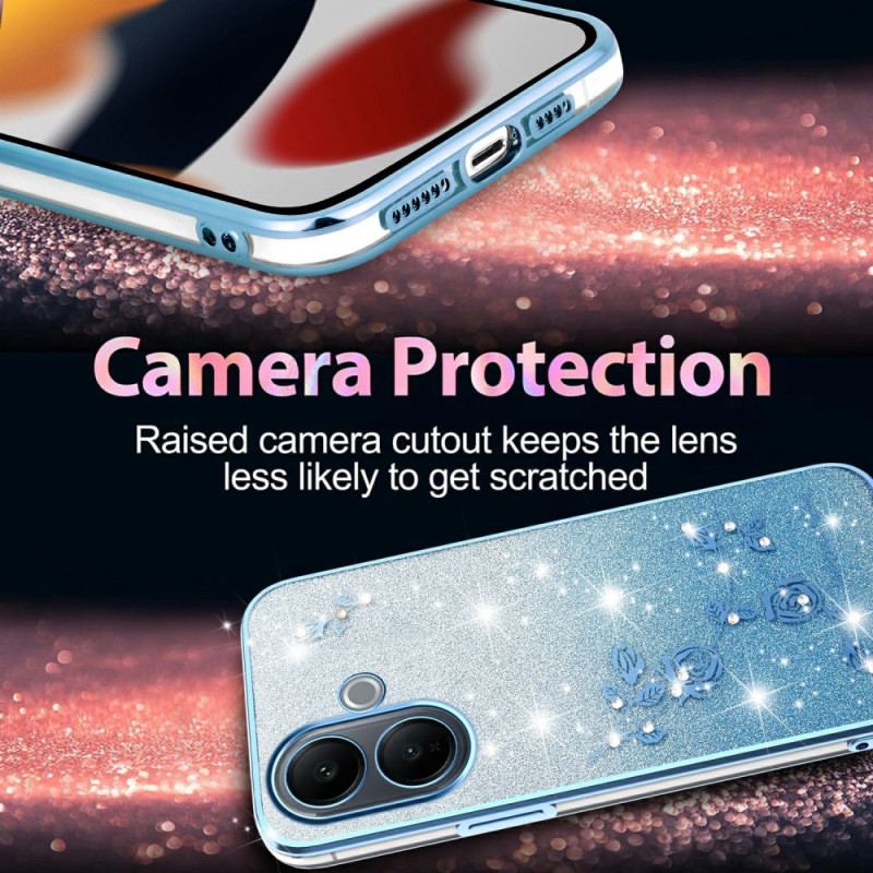 Coque Vivo V60 Lite Paillettes Dégradées