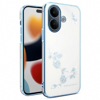 Coque Vivo V60 Lite Strass et Fleurs Éternelles