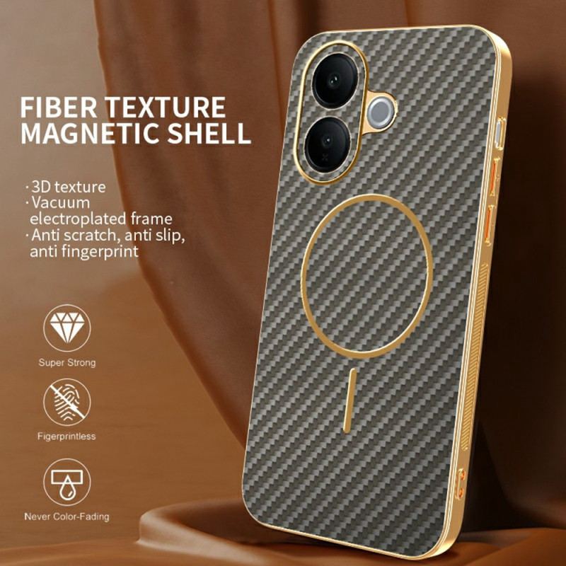 Coque Vivo V60 Lite Texture Fibre de Carbone