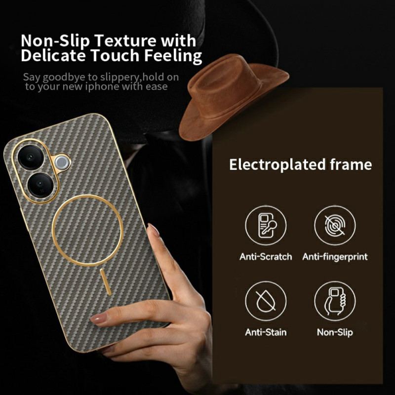 Coque Vivo V60 Lite Texture Fibre de Carbone