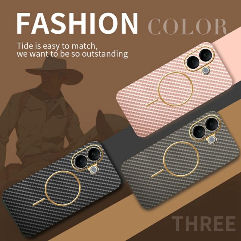 Coque Vivo V60 Lite Texture Fibre de Carbone