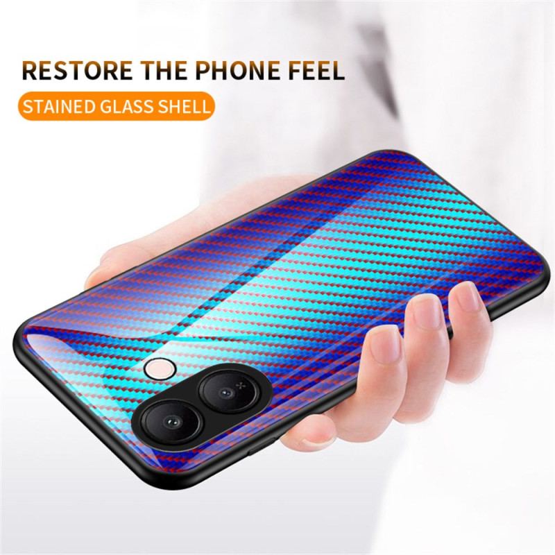 Coque Vivo V60 Lite Verre Trempé Fibre Carbone