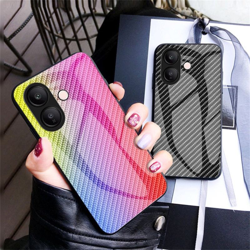 Coque Vivo V60 Lite Verre Trempé Fibre Carbone