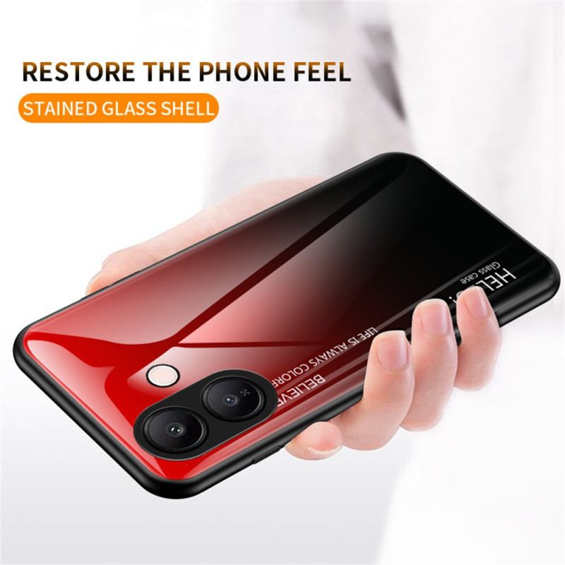 Coque Vivo V60 Lite Verre Trempé Hello