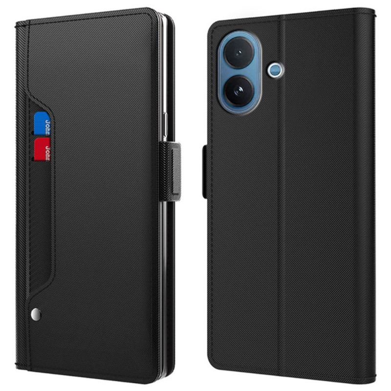 Housse Vivo V60 Lite Miroir et Porte-Cartes