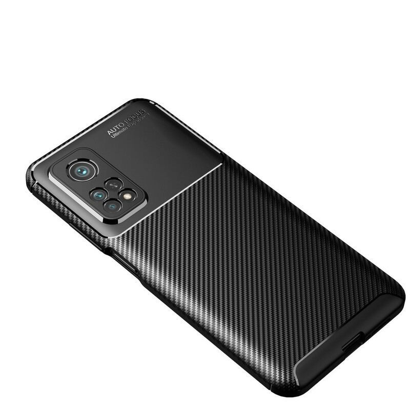 Coque Xiaomi Mi 10T / 10T Pro Flexible Texture Fibre Carbone