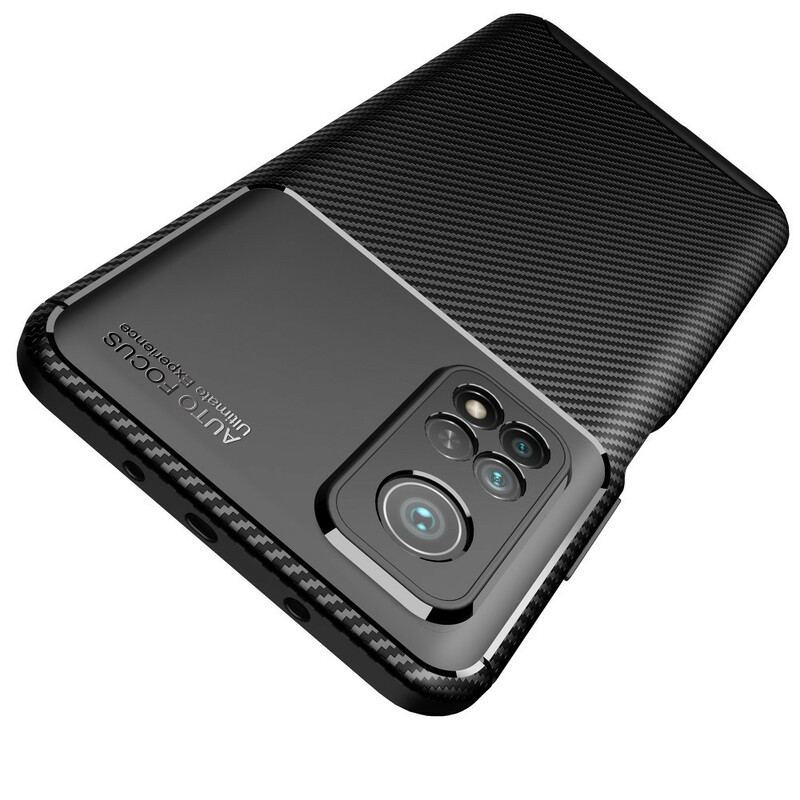 Coque Xiaomi Mi 10T / 10T Pro Flexible Texture Fibre Carbone