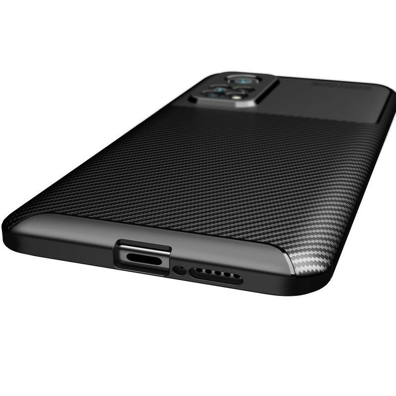 Coque Xiaomi Mi 10T / 10T Pro Flexible Texture Fibre Carbone